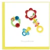 Quilled Baby Congratulations Card