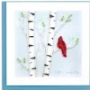 Quilled Cardinal Sympathy Card