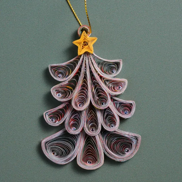 Quilled Fancy Tree Ornament