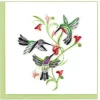 Quilled Hummingbirds Greeting Card