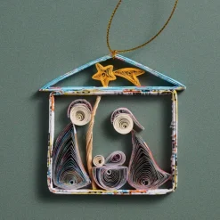 Quilled Nativity Ornament