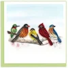 Quilled Songbirds Greeting Card