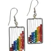 Rainbow Abacus Earrings