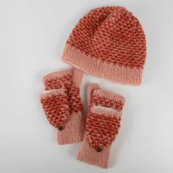Raspberry Convertible Mittens