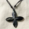 Reclaimed Horn Cross Pendant