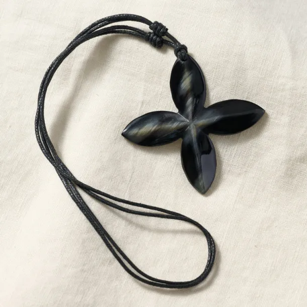 Reclaimed Horn Cross Pendant
