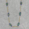Recycled Sari & Glass Bead Necklace