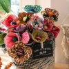 Recycled Sari Flower