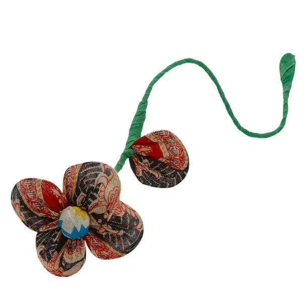 Recycled Sari Flower