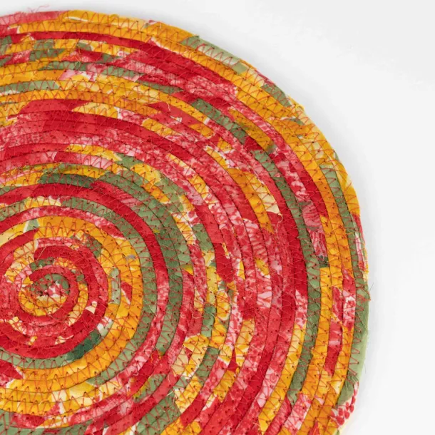 Recycled Sari Round Placemat