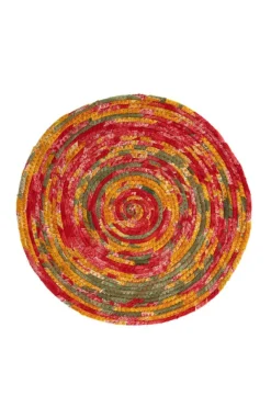 Recycled Sari Round Placemat
