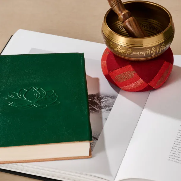 Reflections Leather Lotus Journal