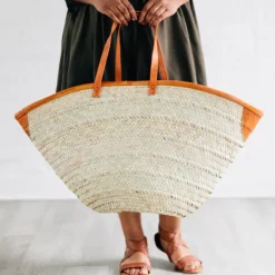 Rosemerra Handwoven Basket Tote