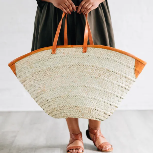 Rosemerra Handwoven Basket Tote
