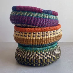 Round Bolga Basket