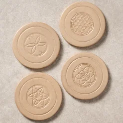 Sacred Geometry Ceramic Coasters