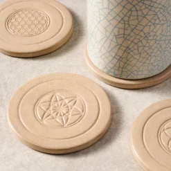Sacred Geometry Ceramic Coasters