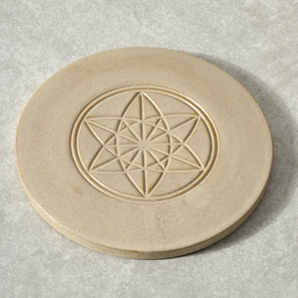 Sacred Geometry Ceramic Trivet