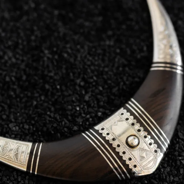 Safia Tuareg Ebony Collar Necklace