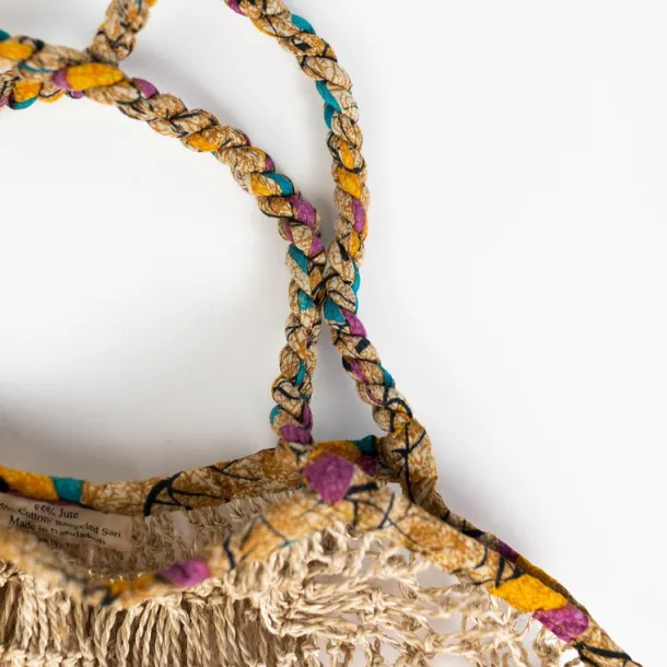 Sari & Jute Slouchy Net Bag