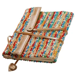 Sari & Leather Travel Journal
