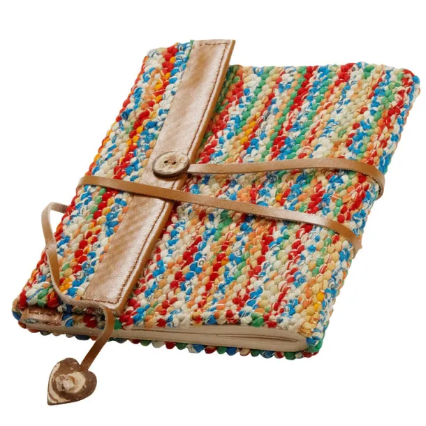 Sari & Leather Travel Journal