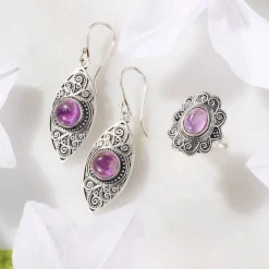 Saroop Amethyst Earrings