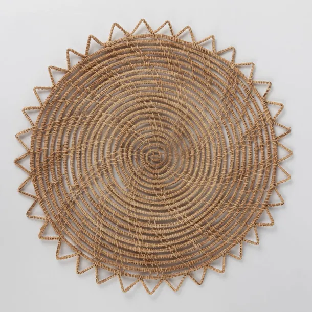 Sarpila Round Handwoven Palm Placemat
