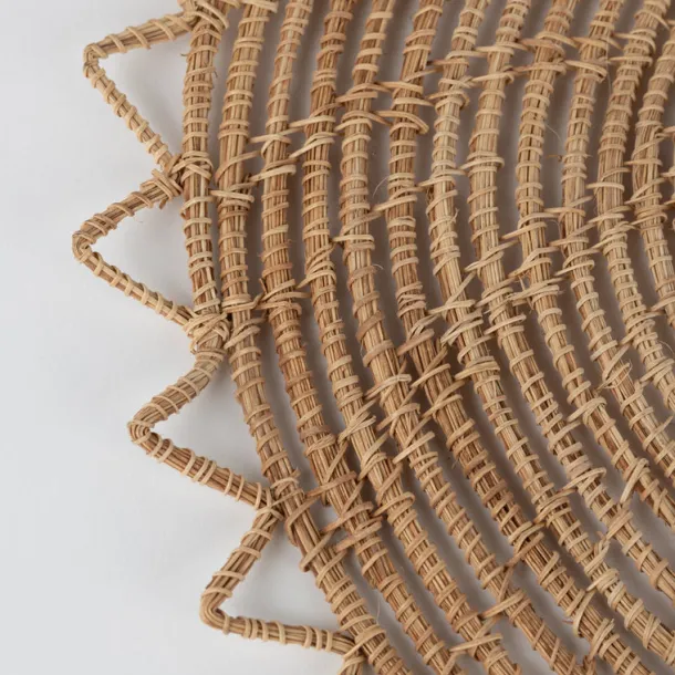 Sarpila Round Handwoven Palm Placemat