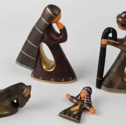 Serene Ceramic Nativity - Set of 5