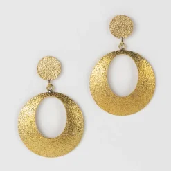 Shirisha Brass Drop Earrings
