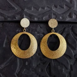 Shirisha Brass Drop Earrings
