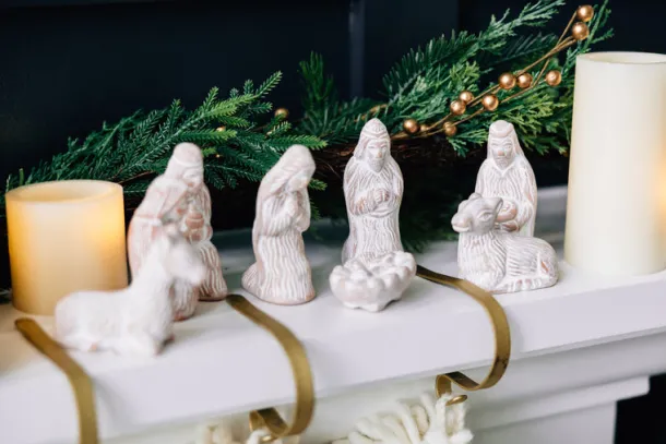 Silent Night Terracotta Nativity