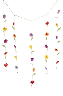 Silk Paper Flower Valance