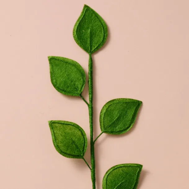 Silk Paper Lemon Leaves