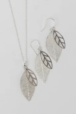 Silver Leaves Earrings