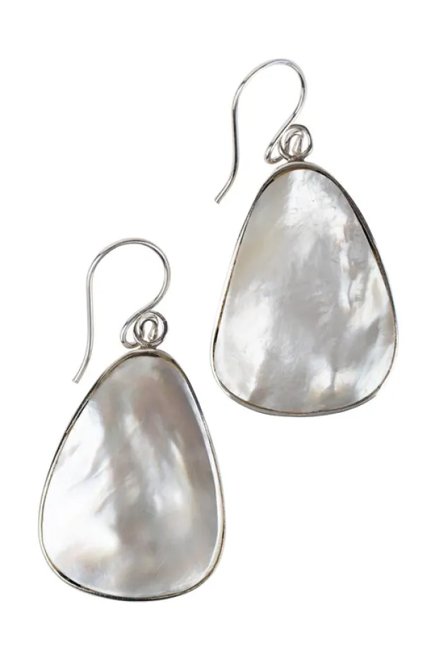 Silver Seaside Drop Earrings