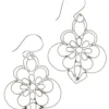 Silver Wayan Drop Earrings