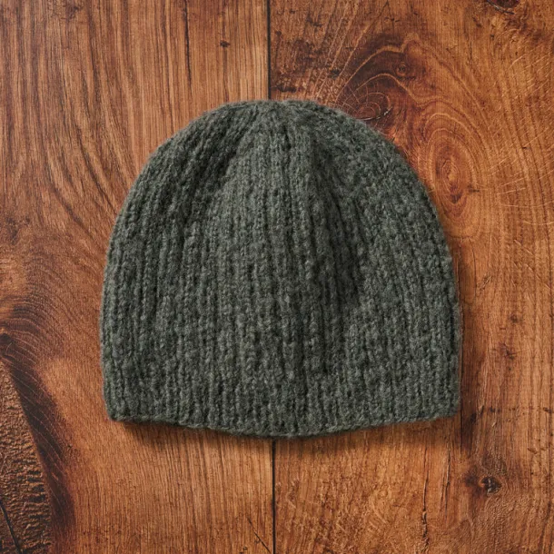 Slate Wool Knit Hat