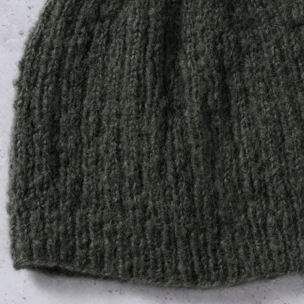 Slate Wool Knit Hat