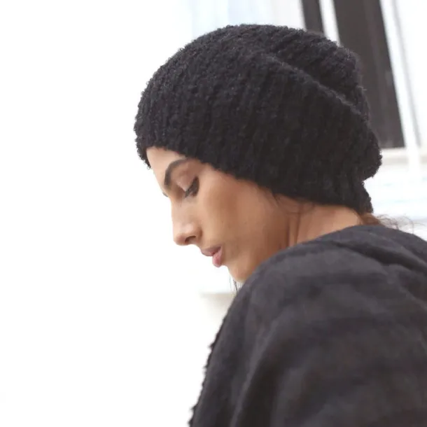 Slouchy Alpaca Wool Beanie