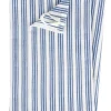Small Stripe Blue White Tea Towel