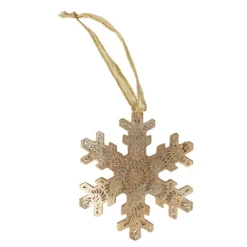 Snowy Day Snowflake Ornament