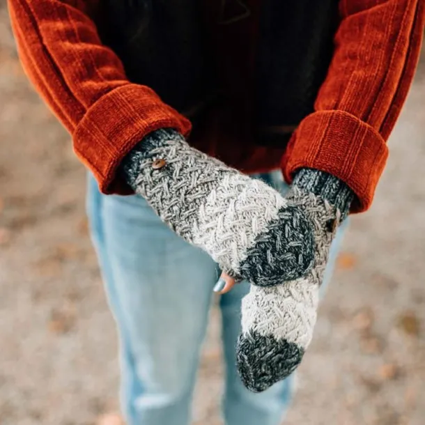 Snowy Night Convertible Mittens