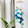 Spiral Capiz Shell Wind Chime