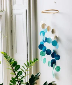 Spiral Capiz Shell Wind Chime