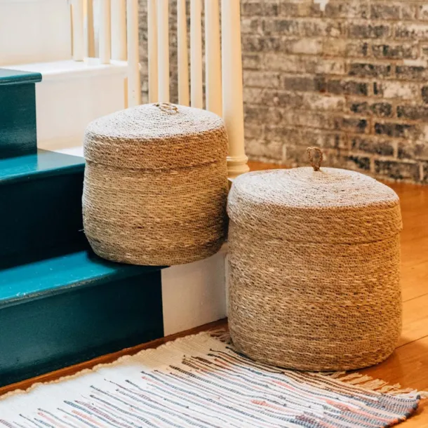 Stitched Hogla Basket