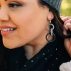 Stormcloud Tagua Earrings