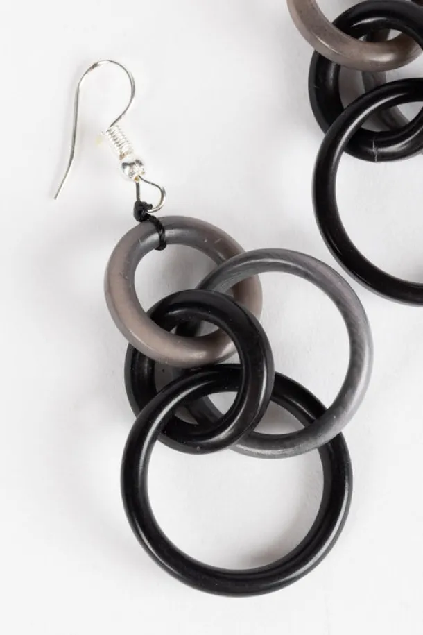 Stormcloud Tagua Earrings