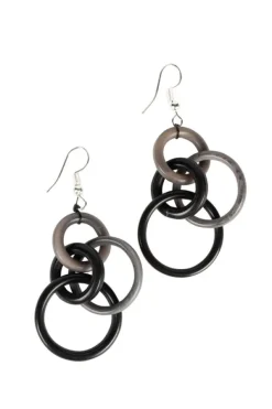 Stormcloud Tagua Earrings